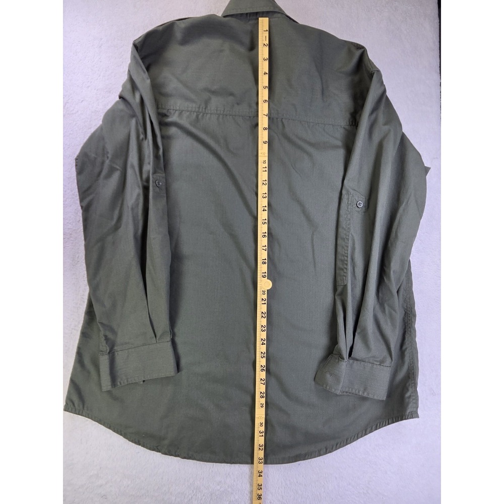 Propper Tactical Duty Shirt Mens Large Regular OD Green Long Sleeve Ripstop... - Picture 9 of 10